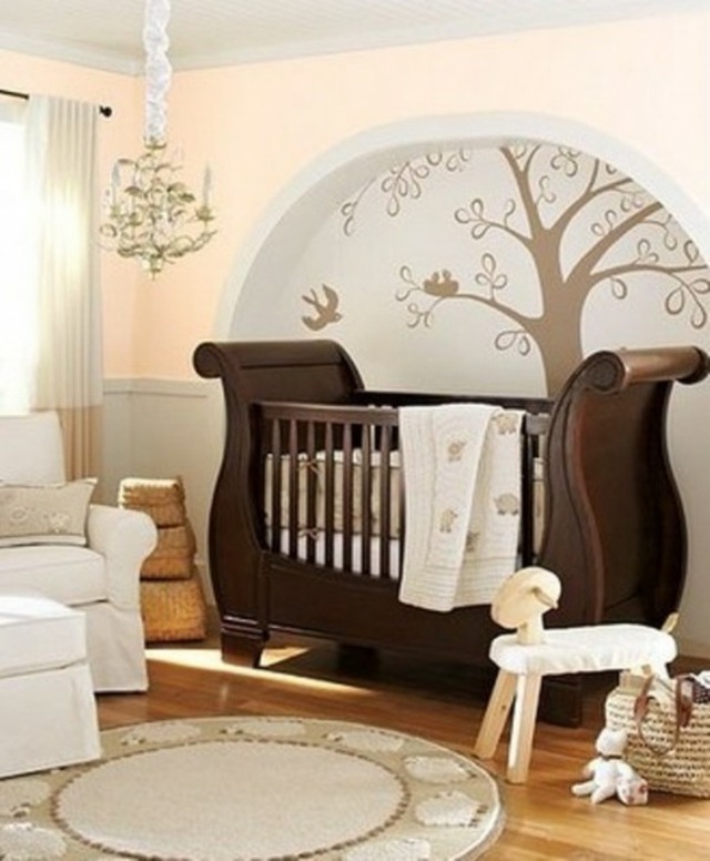 deco chambre bebe en bois