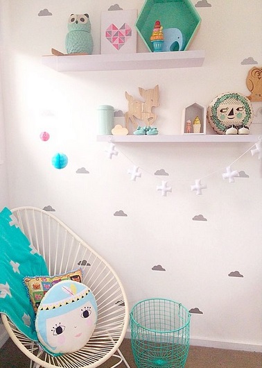 deco chambre bebe mur