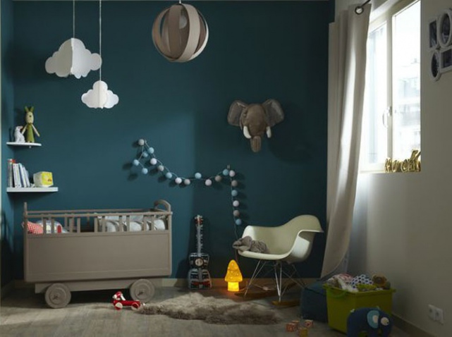 deco chambre bebe mur