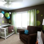 deco chambre bebe vert et bleu