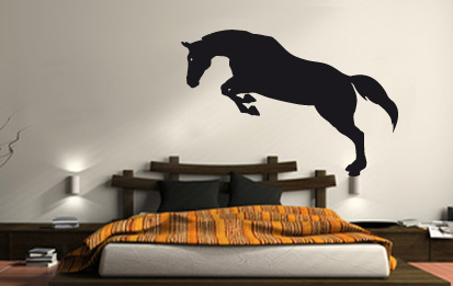 deco chambre fille avec chevaux