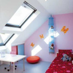 deco chambre fille sous comble