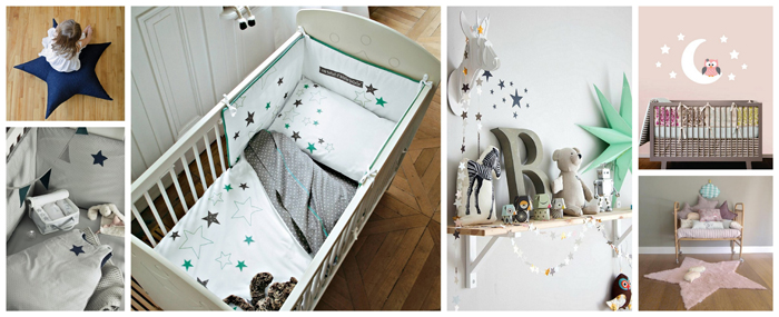 deco chambre fille theme etoile
