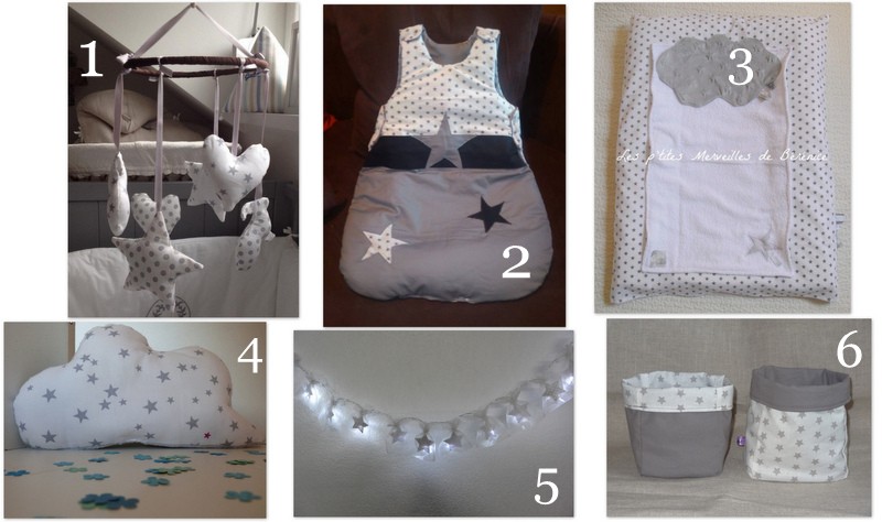 deco chambre fille theme etoile