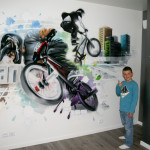 deco chambre garcon moto