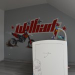 deco chambre garcon moto