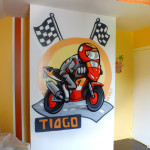 deco chambre garcon moto