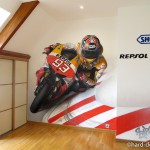 deco chambre garcon theme moto