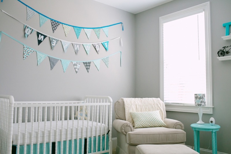 deco chambre garcon turquoise