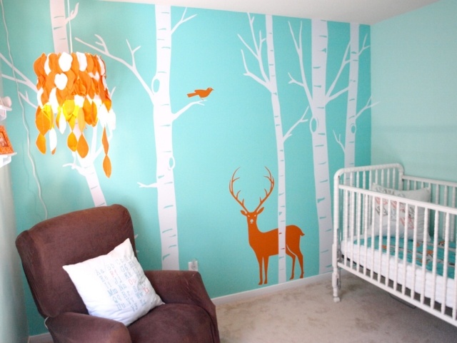 deco chambre garcon turquoise