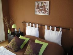 deco chambre marron beige