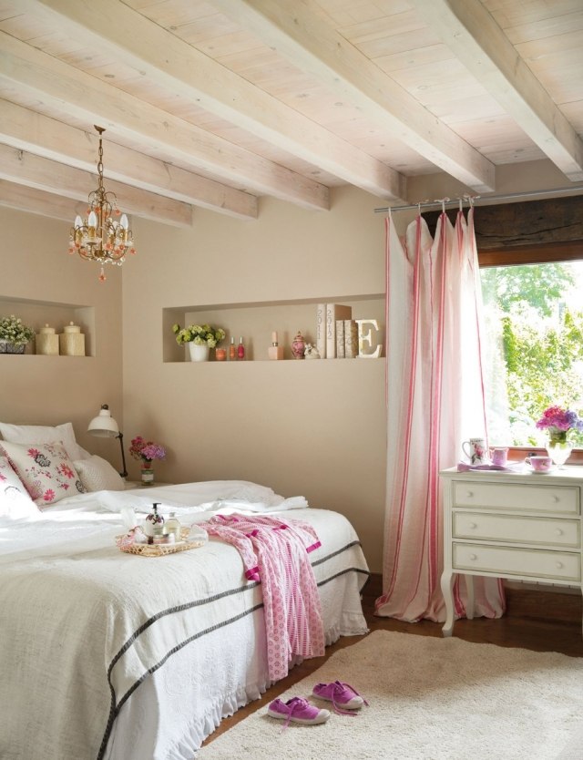 deco chambre romantique rose