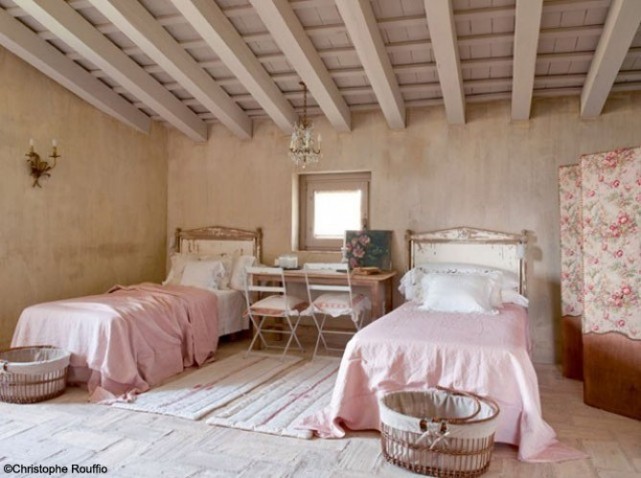 deco chambre romantique rose
