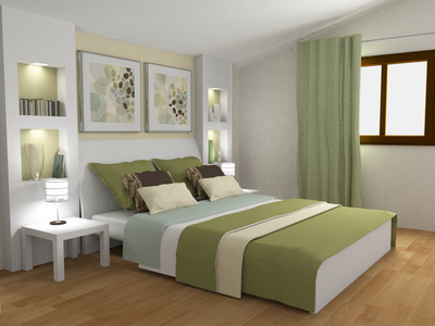 deco de chambre en vert