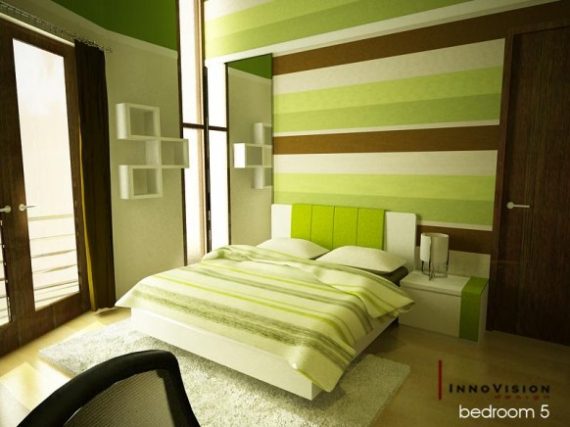 deco de chambre en vert