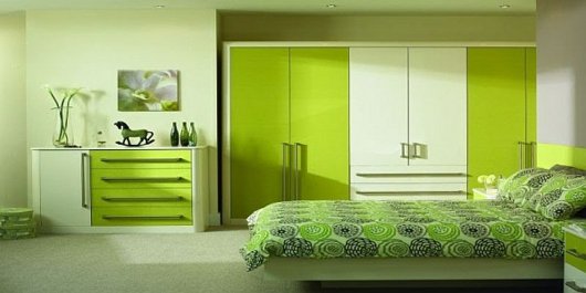 deco de chambre en vert