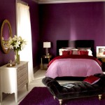decoration chambre a coucher couleur mauve