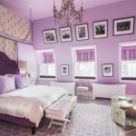 decoration chambre a coucher couleur mauve