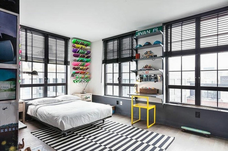 decoration chambre ado style urbain