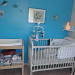 decoration chambre fille bleue