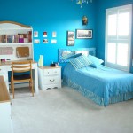 decoration chambre fille bleue