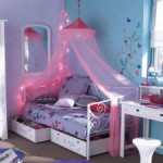 decoration chambre fille bleue