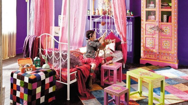decoration chambre fille boheme