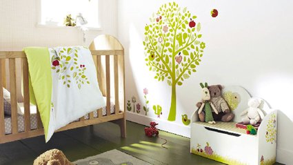 decoration chambre fille nature