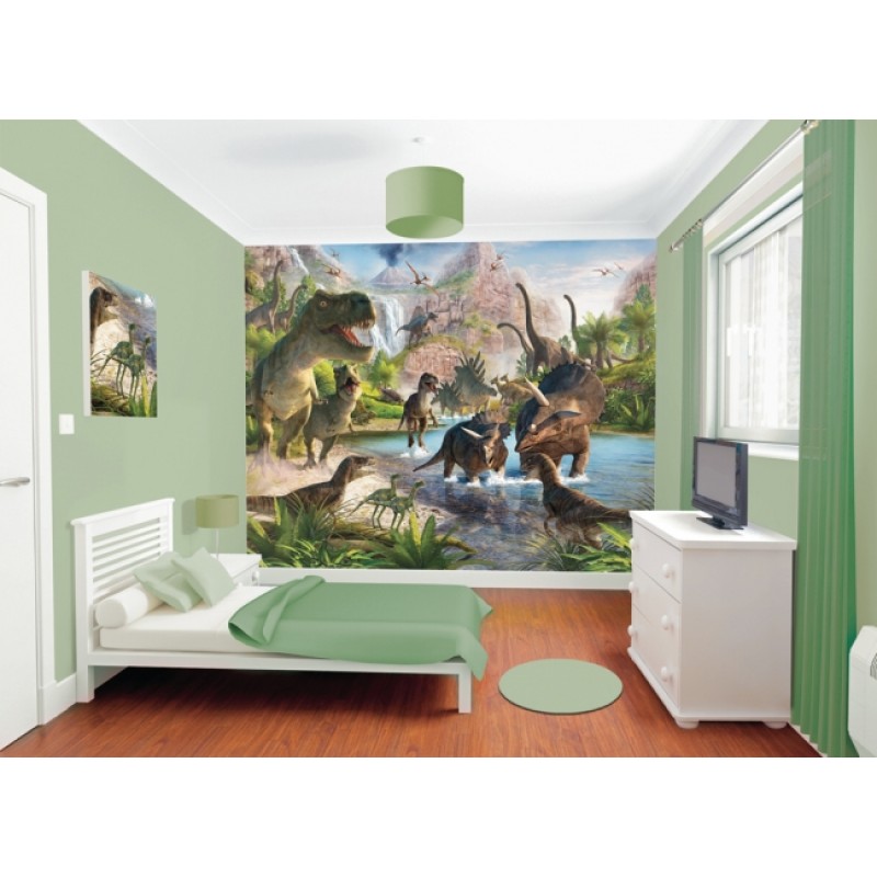 decoration chambre garcon dinosaure