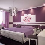 decoration chambre mauve et gris