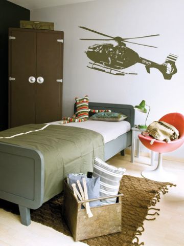 decoration chambre militaire