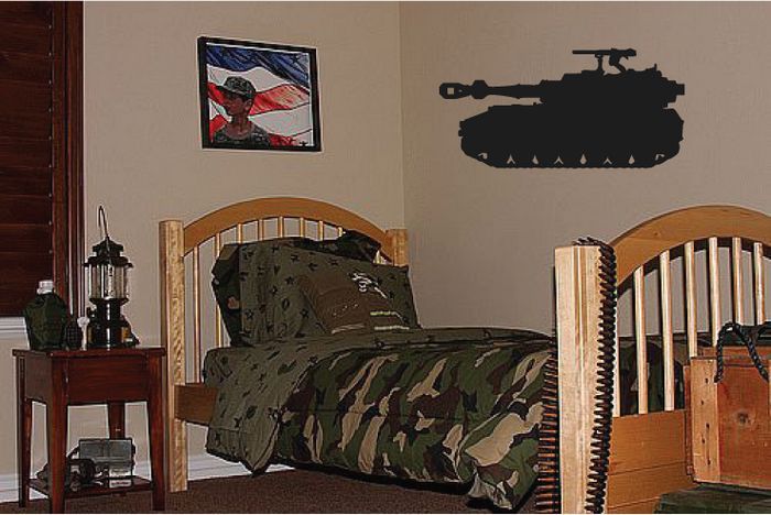 decoration chambre militaire