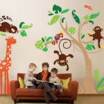 decoration chambre singe