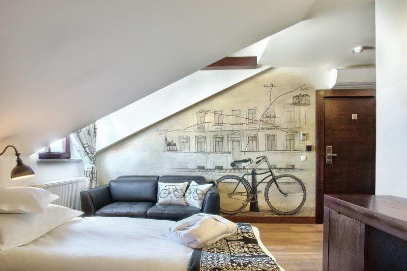 decoration d une chambre mansardee