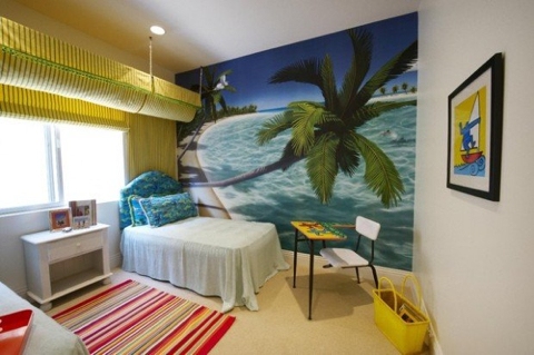 decoration de chambre hawaii