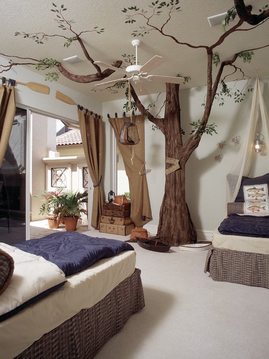 decoration de chambre hawaii