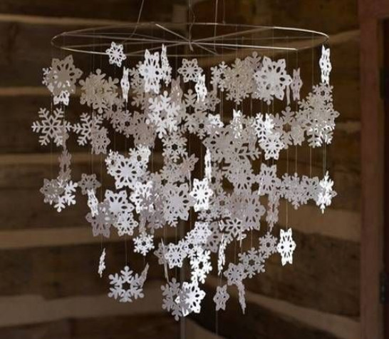 decoration noel a fabriquer flocon