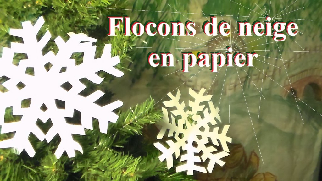 decoration noel a fabriquer flocon