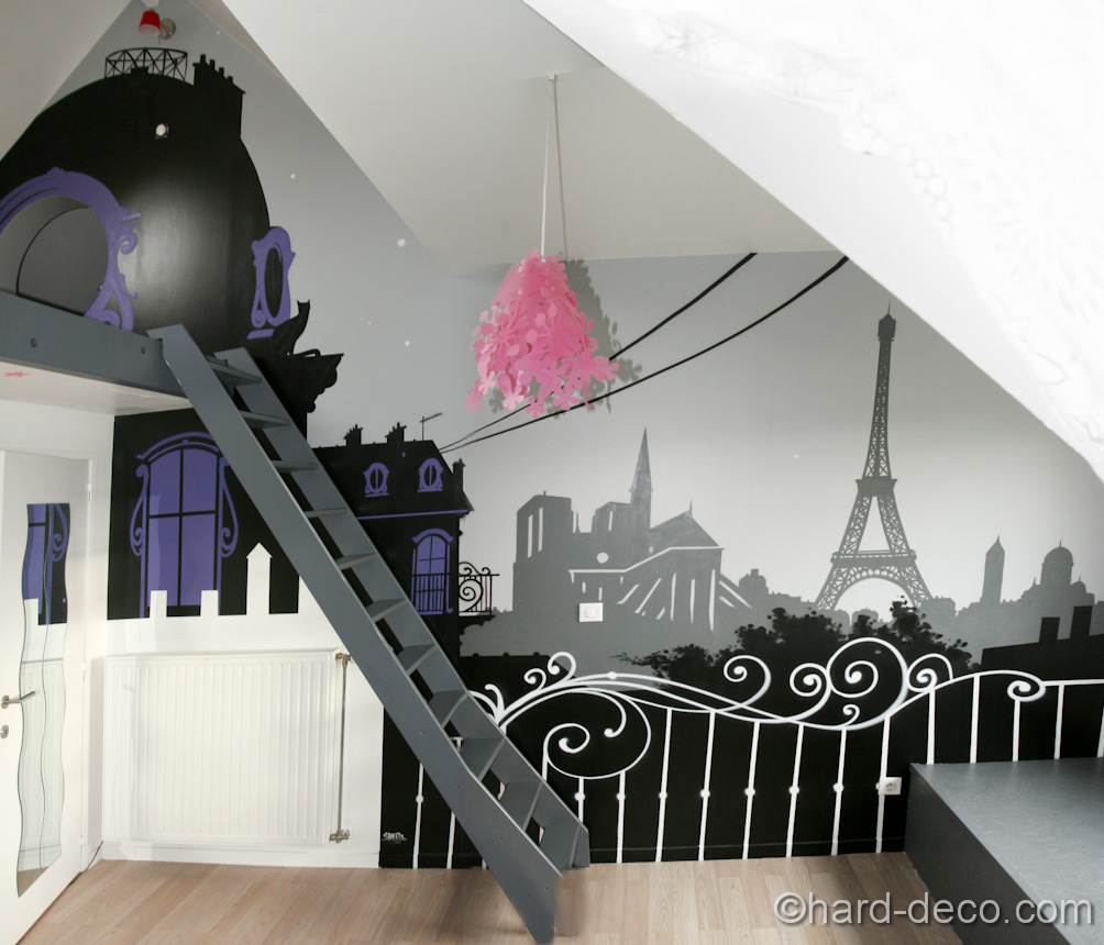 decoration pour chambre theme paris