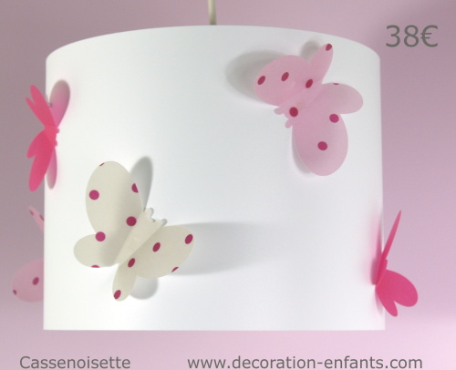 luminaire chambre bebe papillon