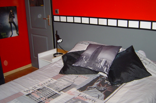modele de chambre deco new york