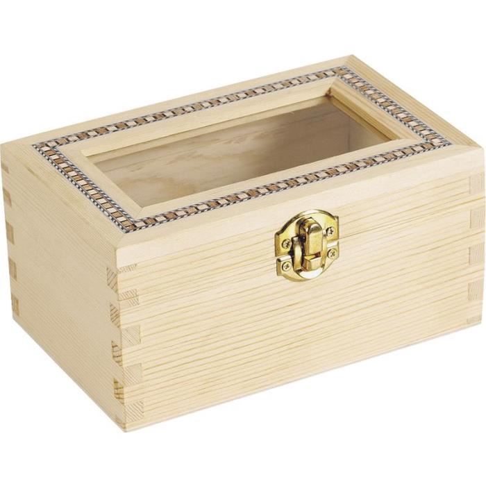 boite a bijoux bois brut