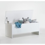 bout de lit laque blanc