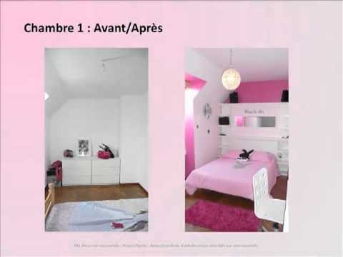 deco chambre ado avant apres