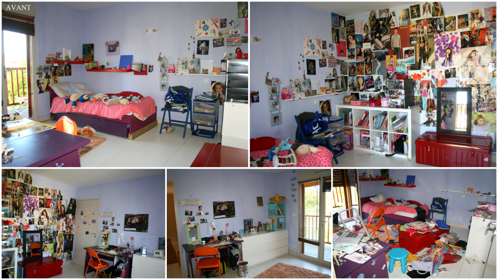 deco chambre ado avant apres