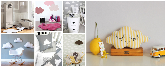 deco chambre bebe nuage etoile