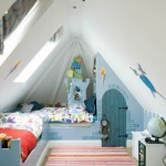deco chambre fille sous pente