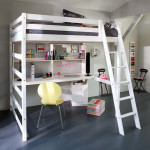 deco chambre lit mezzanine
