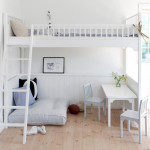 deco chambre lit mezzanine