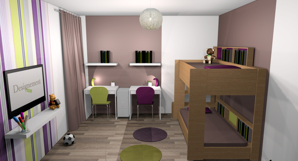 deco chambre mixte garcon fille - visuel #2